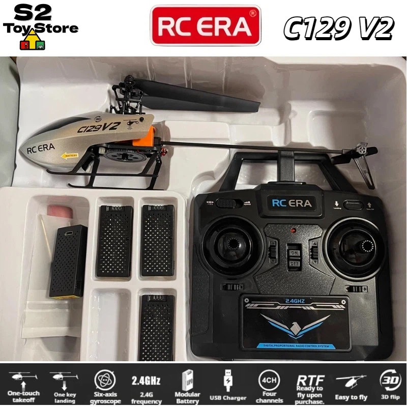 Rc Helicopter Gyro - RC ERA C129V2 4CH 2.4GHz Smart