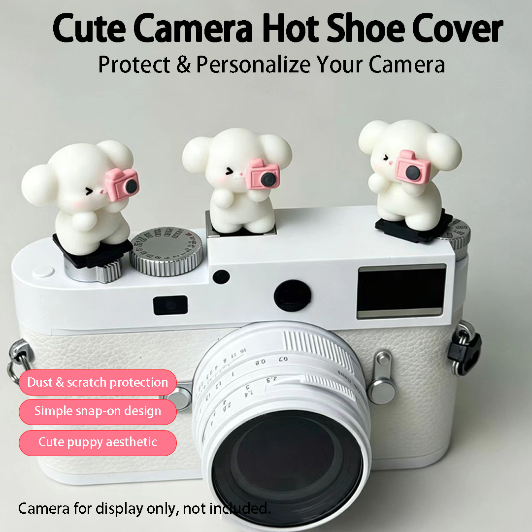 Cute 3D Puppy Camera Hot Shoe  - Canon Camera Eos R8 ulasan dan harga