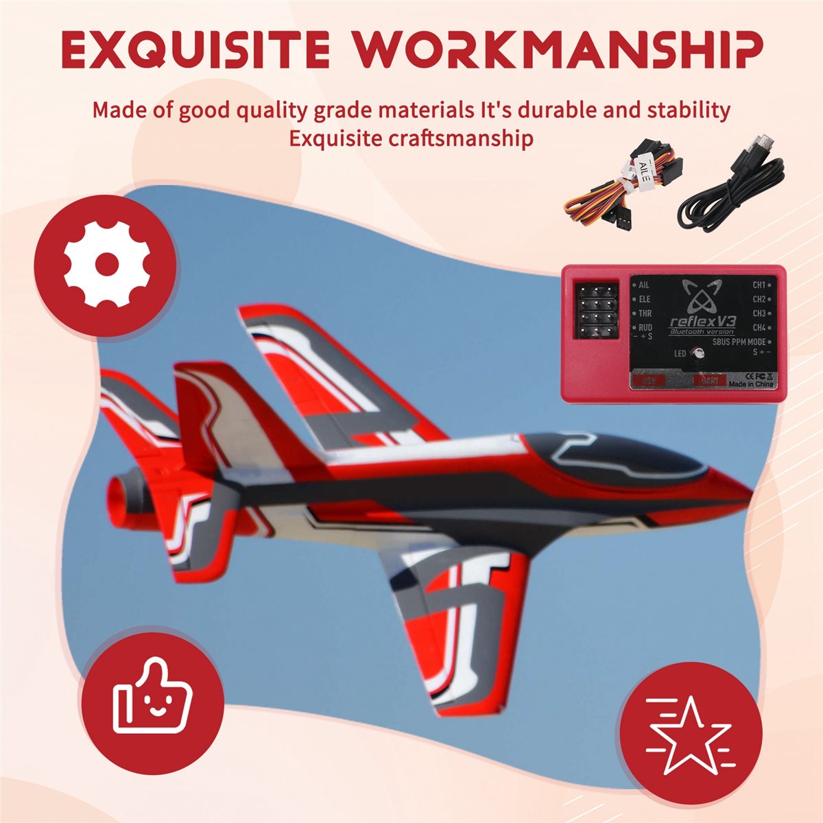 goodede For FMS Reflex V3 Flig - Rc Helicopter Gyro ulasan dan harga